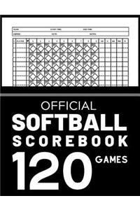 Softball Scorebook 120 Games