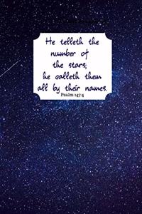 He telleth the number of stars; he calleth them all by their names.