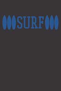 Surfing Gift Notebook