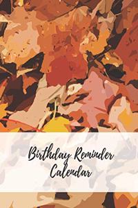 Birthday Reminder Calendar