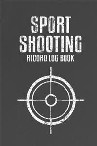 Sport Shooting Record Log Book