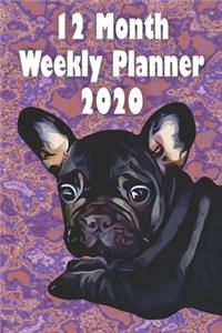 12 Month Weekly Planner 2020