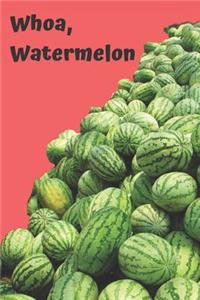 Watermelon Lovers Blank Lined Notebook Journal