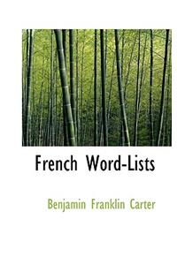 French Word-Lists