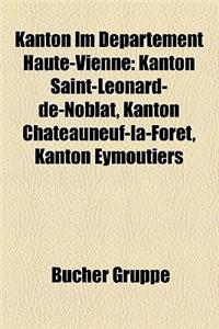 Kanton Im Departement Haute-Vienne