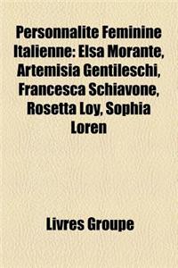Personnalite Feminine Italienne