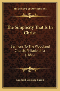 Simplicity That Is In Christ