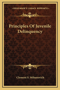 Principles Of Juvenile Delinquency