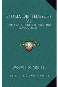 Storia Dei Tedeschi V1