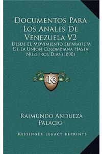 Documentos Para Los Anales De Venezuela V2