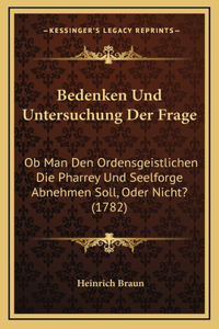 Bedenken Und Untersuchung Der Frage