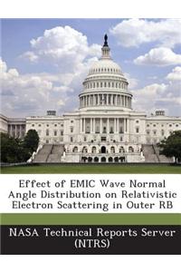 Effect of Emic Wave Normal Angle Distribution on Relativistic Electron Scattering in Outer RB