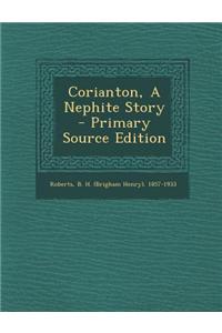 Corianton, a Nephite Story - Primary Source Edition