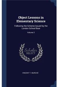 Object Lessons in Elementary Science