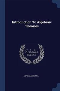 Introduction To Algebraic Theories