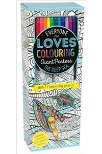 Everyone Loves Colouring Giant Posters The Deep Sea