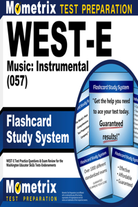 West-E Music: Instrumental (057) Flashcard Study System