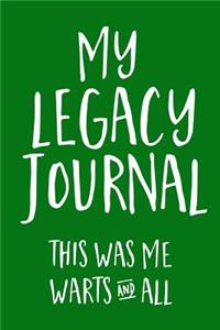 My Legacy Journal (Green)