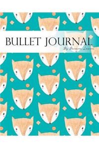 Bullet Journal Notebook, Dotted Grid, Graph Grid-Lined Paper, Large, 8x10, 150 Pages: Peegaboo Cute Fox Faces Cartoon Covers: Master Journaling with Bullet Guide System Professional Journal