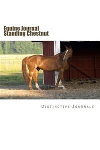 Equine Journal Standing Chestnut