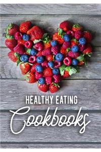 Cookbooks Healthy Eating: Blank Recipe Cookbook Journal V1