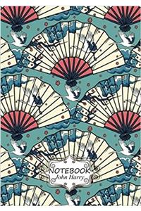 Japan Art Notebook / Journal: Dot-grid, Graph, Lined, Blank No Lined; Pocket Notebook / Journal / Diary: 1