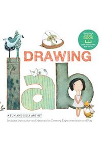 Drawing Lab Kit: A Fun and Silly Art Kit, Includes Instructions and Materials for Drawing Experimentation and Play Burst: Featuring a 32-Page Book with Instructions and Ideas