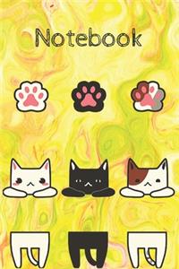 marble cat notebook
