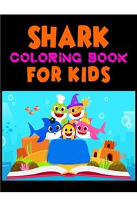 Shark Coloring Book For kids