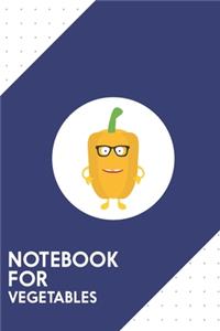 Notebook for Vegetables