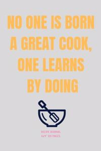 No One Is Born a Great Cook, One Learns by Doing
