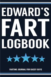 Edward's Fart Logbook Farting Journal For Gassy Guys