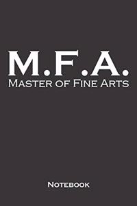 Master of Fine Arts Notebook