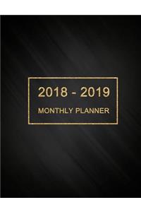 2018 - 2019 Monthly Planner