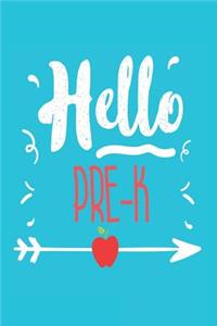 Hello Pre-K: Preschooler Back To School Class Activity Workbook