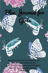 Blue Journal for Girls