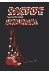 Bagpipe Player Music Journal