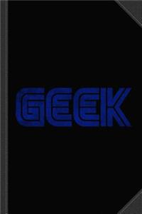 Geek White Vintage Journal Notebook