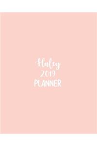 Haley 2019 Planner