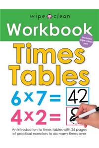 Wipe Clean Workbook - Times Tables