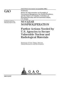 Nuclear nonproliferation