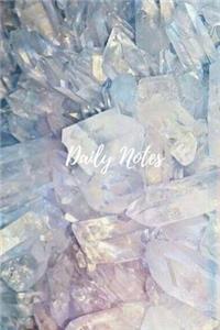 Daily Notes - Pink Purple Stones