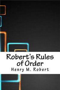 Robert's Rules of Order