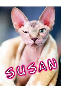 Susan: Personalized Journal, Notebook, Diary, 105 Lined Pages, Large Size Book 8 1/2 X 11