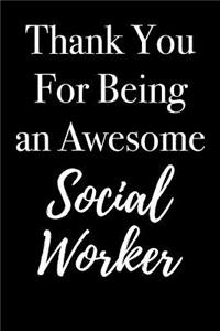 Thank You For Being an Awesome Social Worker