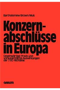 Konzernabschlüsse in Europa