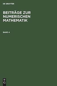 Beiträge zur Numerischen Mathematik