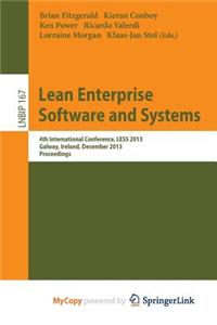 Lean Enterprise Software and Systems