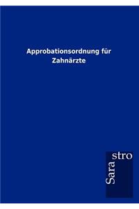 Approbationsordnung Fur Zahn Rzte