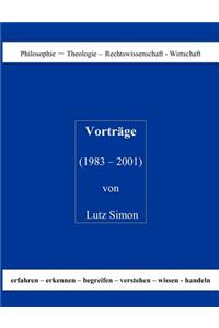 Vorträge ( 1983 - 2001 ) von Lutz Simon